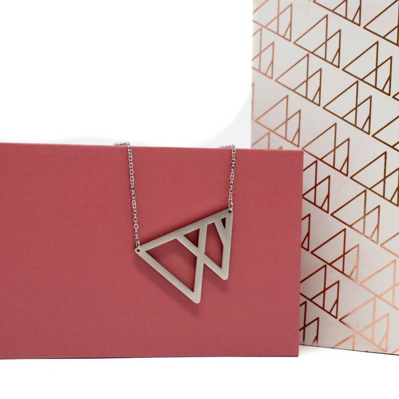 Stainless Steel Minimal Pendant Necklace