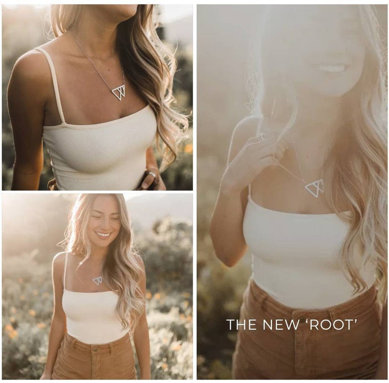 Stainless Steel Minimal Pendant Necklace