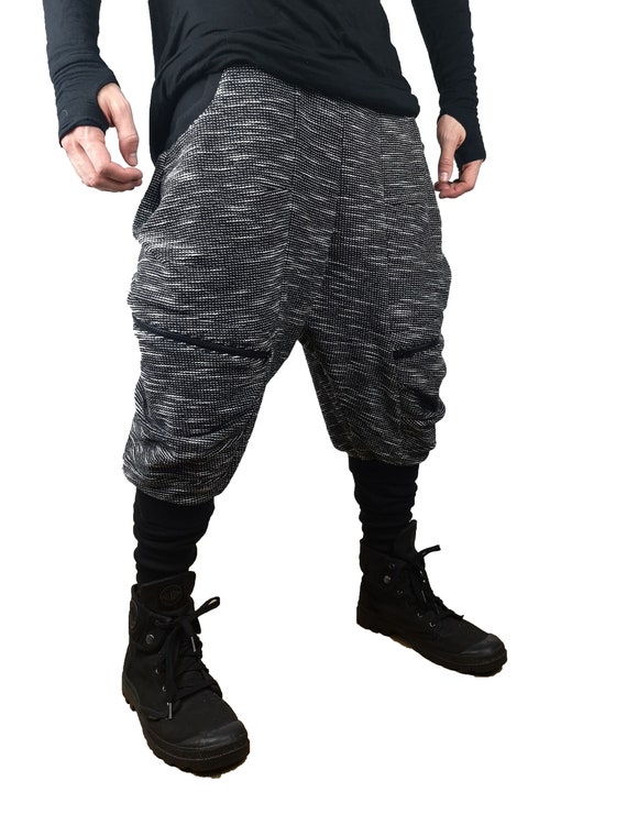 mens drop crotch sweatpants