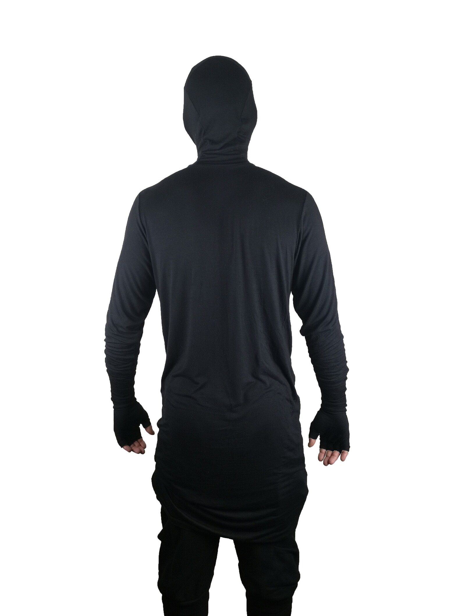 BESPOKE Balaclava Longline Tshirt 3 in 1 Tshirt Etsy UK
