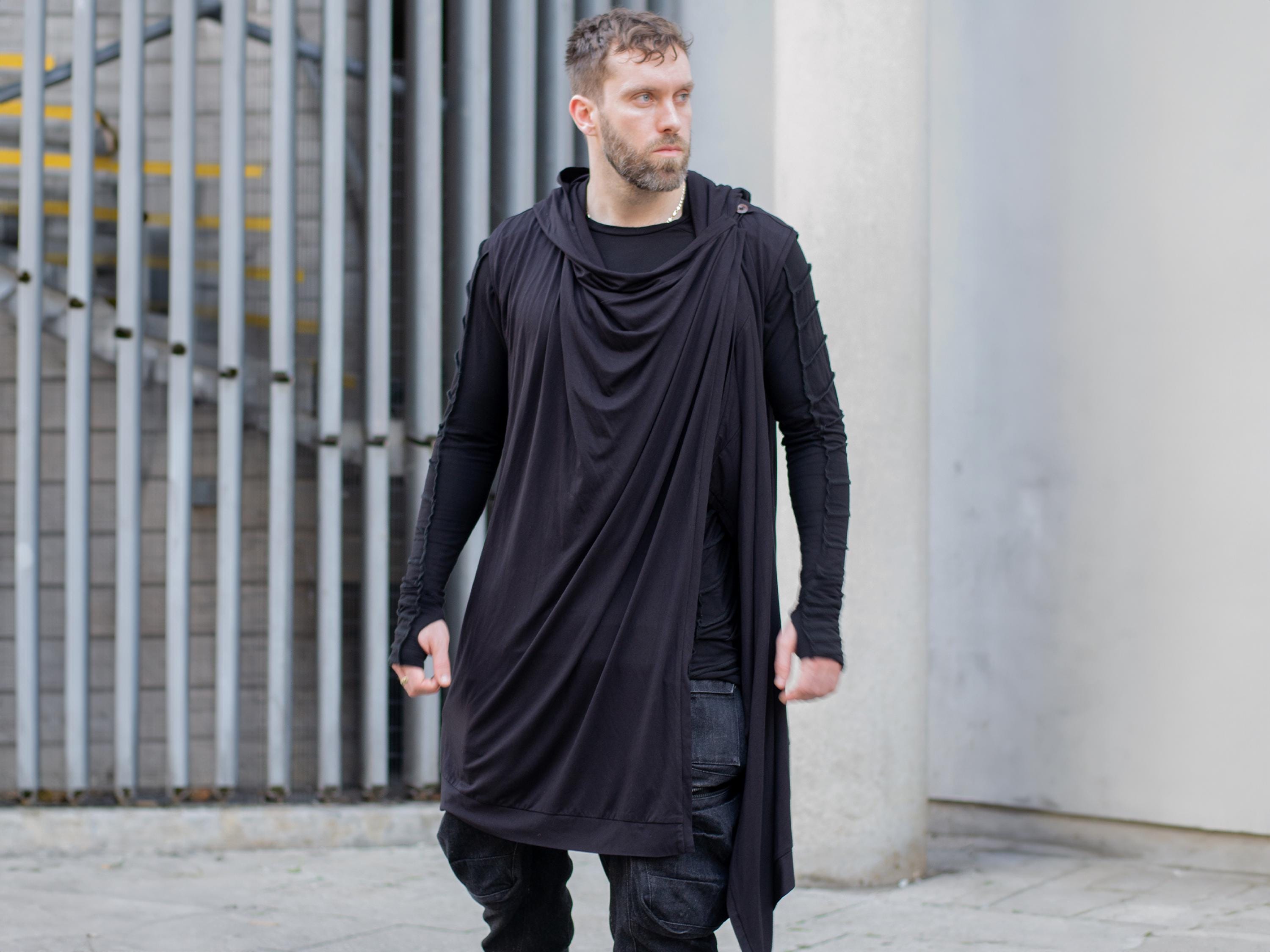 Techwear Cardigan - Etsy