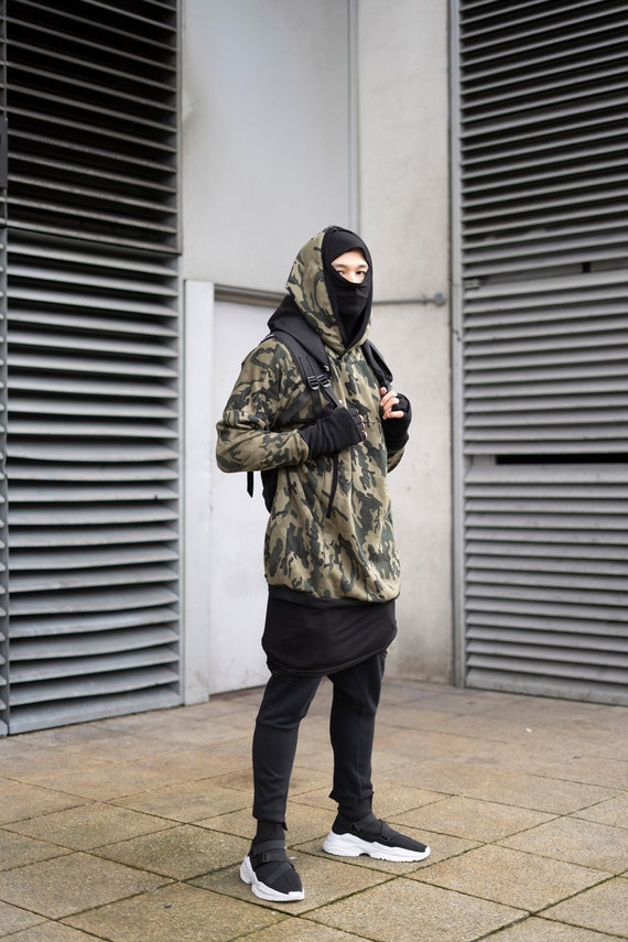 hoodie camouflage homme