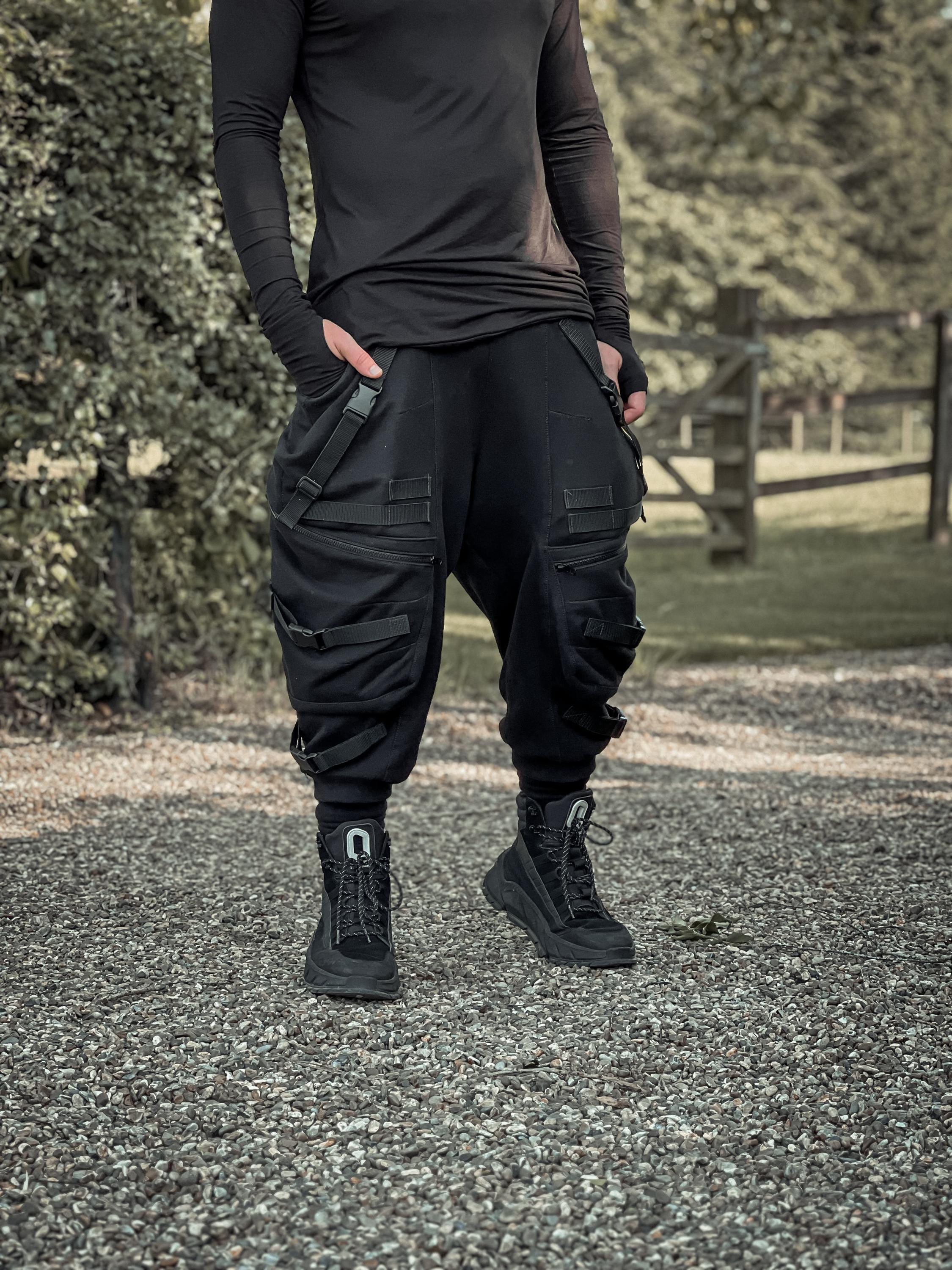 Zye Męskie Spodnie Cargo Utility, Spodnie Jogger Techwear z