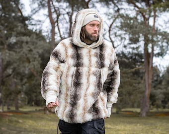 ジャケット・アウター Fake fur super long hoodie coat il_340x270.6537836169_l8jj.jpg