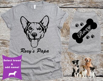 cat and owner matching shirts
