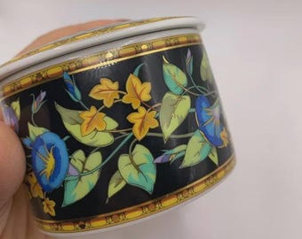 Rosenthal Versace Trinket Dish, Gold Ivy Studio Line, German Crafted