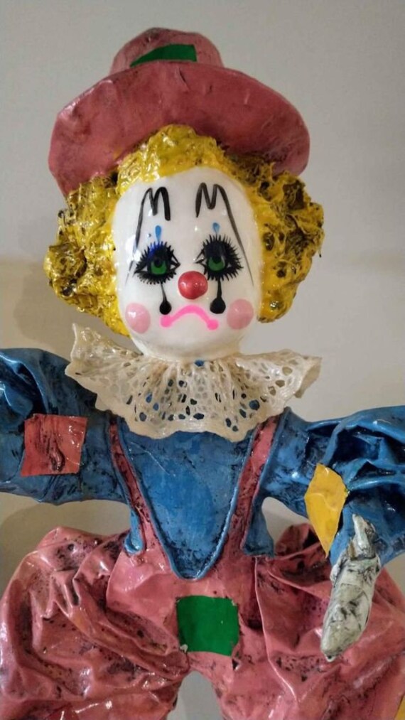 R 1点物 輸入 大型 彫刻 ヴィンテージ ピエロ R 1点物 輸入 大型 彫刻