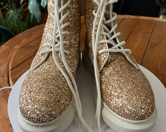 Never Worn, Alexandre McQueen glitter ankle boots , Ankle Sneakers & Athletic Shoes