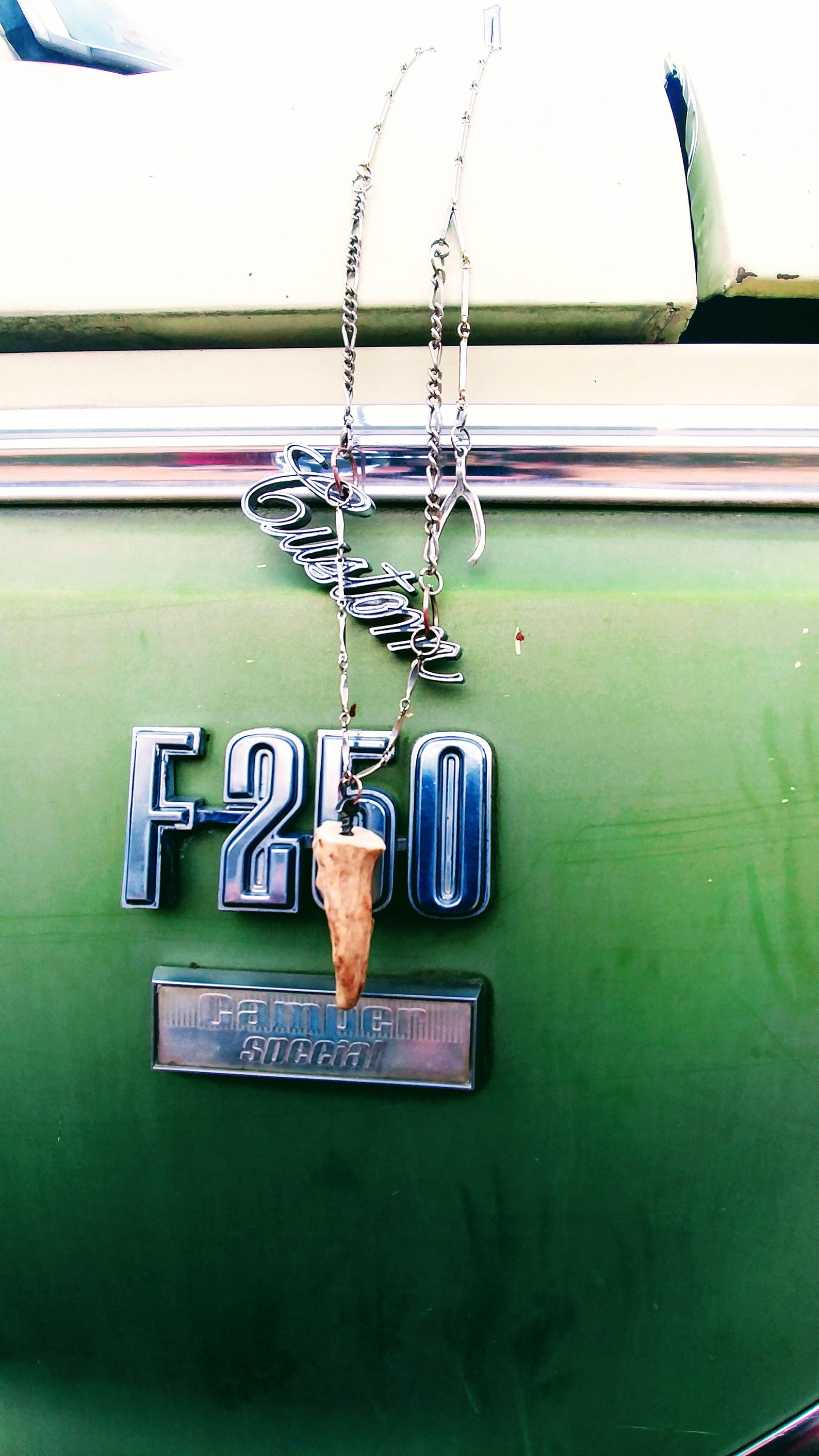 Custom car emblem necklace Etsy