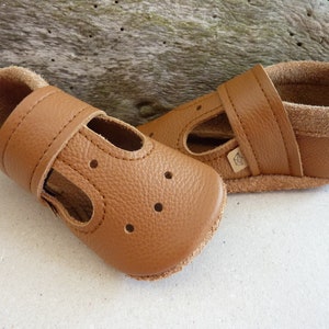 Krabbelschuhe, Lederpuschen,Lauflernsandalen,Sandale, Lauflernschuhe, Uni, Basic,Pumi-Puschen, Pumipuschen, Pumi, Sommerschuhe Bild 1