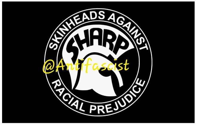Skinheads Against Racial Prejudice SHARP Flag Banner 3x5ft