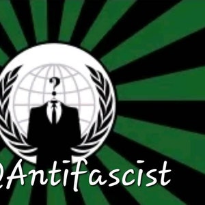 Anonymous Old School 2 Flag Banner 3x5Ft CyberPunx image 1