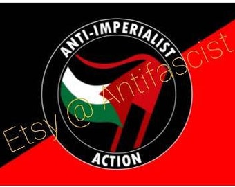 Anti-Imperialist Pro-Palestinian Action Flag Banner 3x5Ft Free Palestine Free Gaza flags
