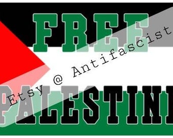 Free Palestine Flag Banner 3x5Ft SALE Resistance Gaza Israeli Pro-Palestinian