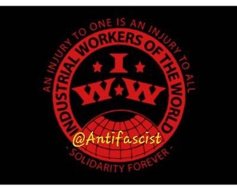 Industrial Workers of the World 3x5Ft Flag Banner (2) Syndicalist Working Class Union Revolutionary Unionism Socialist Anarchist Labor