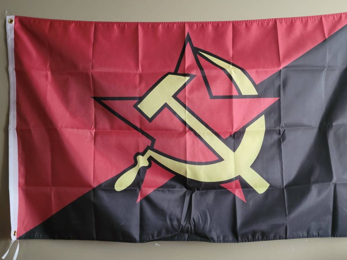 Anarcho-Communism 3 Anarchy Communist 3x5Ft Flag Banner | Etsy