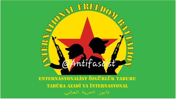 International Freedom Battalion 2 Flag Banner 3x5ft Rojava - Etsy