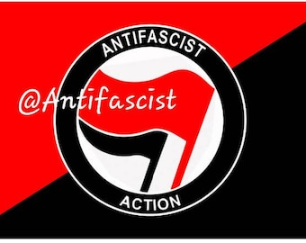 Antifascist Action Flag Banner (5) 3x5Ft Antifa Anarchist Anarchy Antifascism