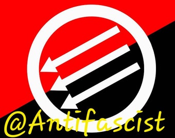 Three Arrows (6) Antifa 3x5Ft Flag Banner Anti-fascism Anti-Fascist Anti-nazi Anarchist Anarchy Antifascism Antifascist