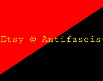 Anarchy Anarchist (1) Flag Banner 3X5FT Antifascist Antifa