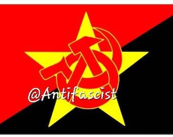 Anarcho-Communism (4) Anarchy Communist 3x5Ft Flag Banner Working Class Anarcho-Communist Revolution Socialism Socialist Proletariat