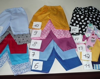 Doll clothes for baby doll 43 cm - Long pants