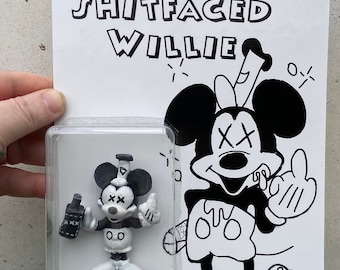 Custom ‘steaming shitfaced’ Willie figure