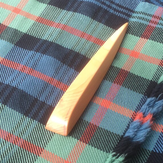 wooden kilt pin