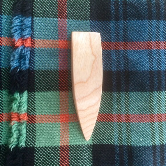 wooden kilt pin