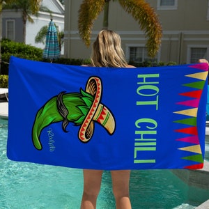 Personalized Beach Towel For Husband, Groom Beach Towel Customized, Adult Housewarming Gift, Boat Accessories, Birthday Gift, Men Towel