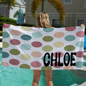 Retro Beach Towel, Personalized Boat Accessories, Boat Dock Gifts, Gifts For Boat Owners, Customized Beach Towel, Kids Beach Towel, Adult
