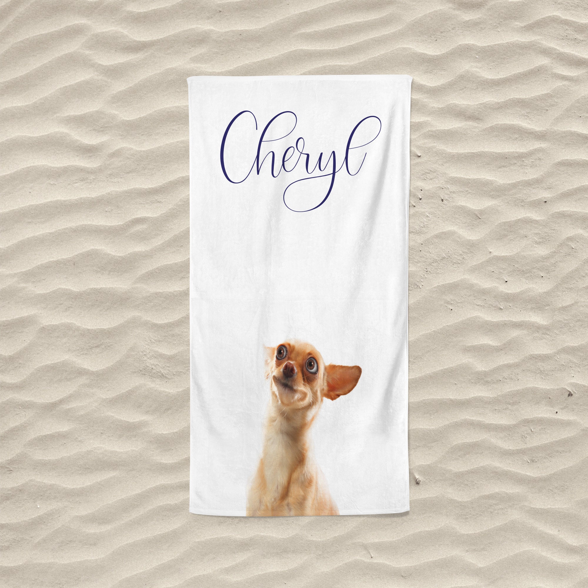 Dog Beach Towel Beach Towel Personalized Pool Accessories Etsy