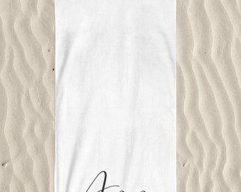 Personalized Beach Towel, Child Beach Towel, Personalized Beach Towel Kids, Large Beach Towel, Bridesmaid,Unique Gifts Girlfriend