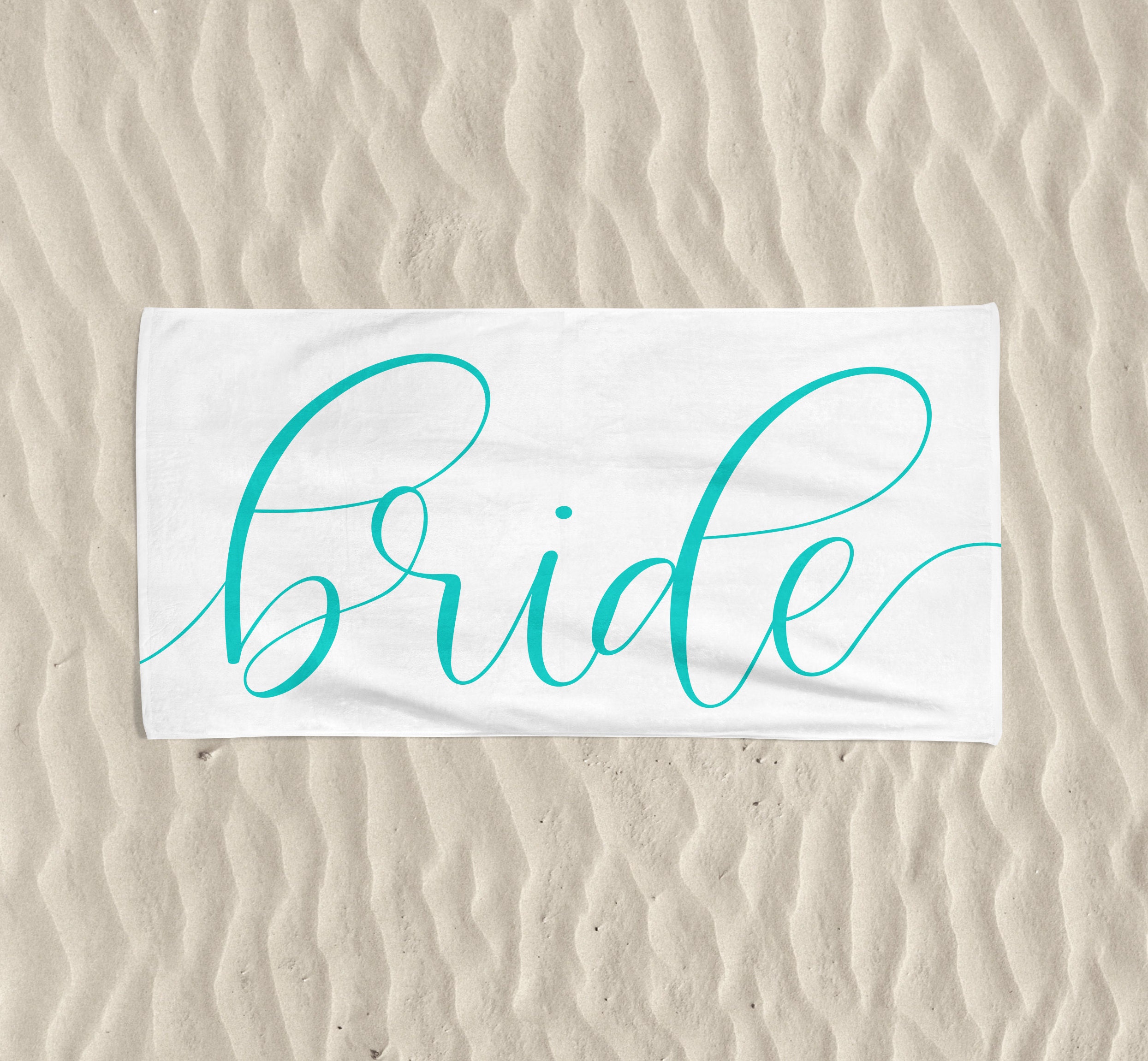 Bride Beach Towel Bride Towel Engagement Party Decorations Etsy