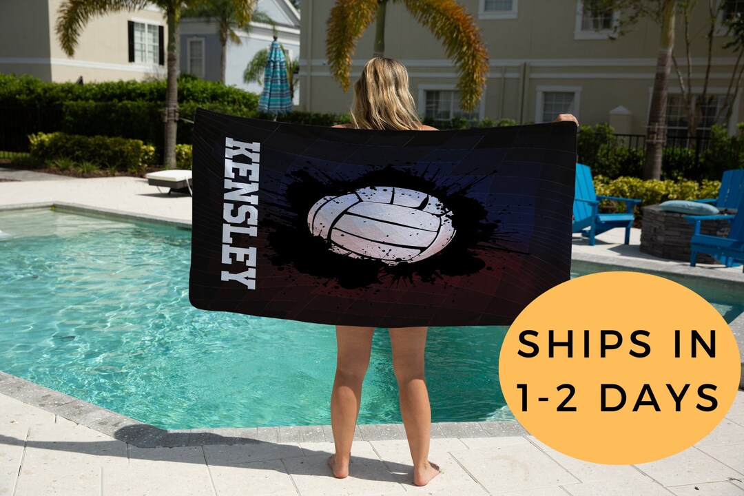 Volleyball Beach Towel Volleyball Gifts for Senior Etsy