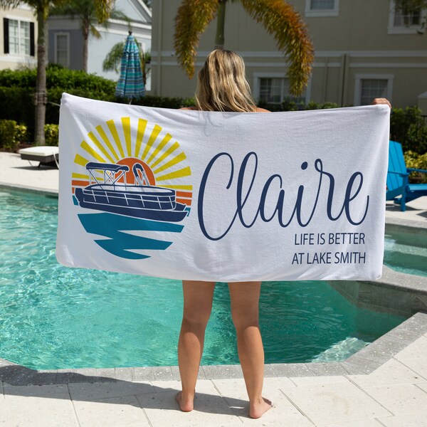 Lake House Towel Etsy