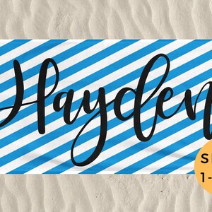 Personalized Towels, Custom Beach Towel, Personalized Beach Towel Kids, Large Beach Towel, Custom Pool Towel, Custom Logo Towel