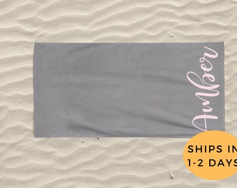 Custom Beach Towel, Bachelorette Beach Towel, Personalized Beach Towel, Custom Pool Towel, Bride Towel, Birthday Gift, Gift For Women