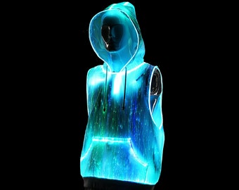 led light hoodie