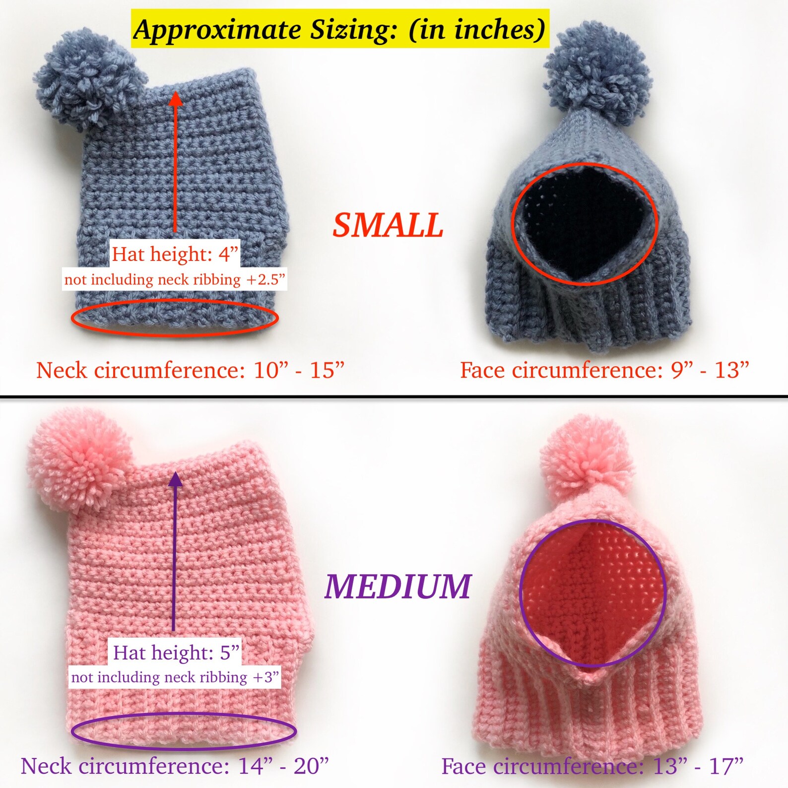 Dog Balaclava Hat Pet Bobble Hat Pompom Hat Winter Hat Etsy