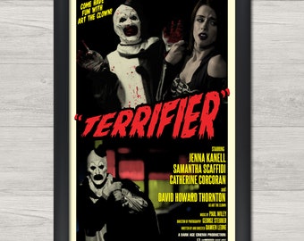 Terrifier 12x18inch Horror Movie Silk Poster Wall Door Decoration Art Print
