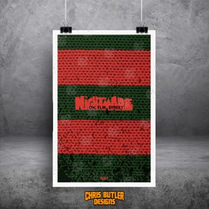 A Nightmare On Elm Street (Sweater Design) 11x17 Alternative Movie Print