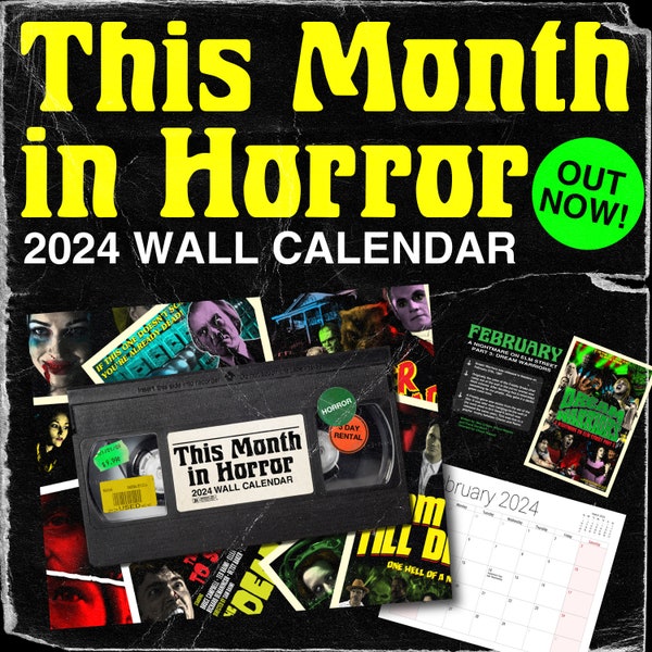 Horror Advent Calendar Etsy