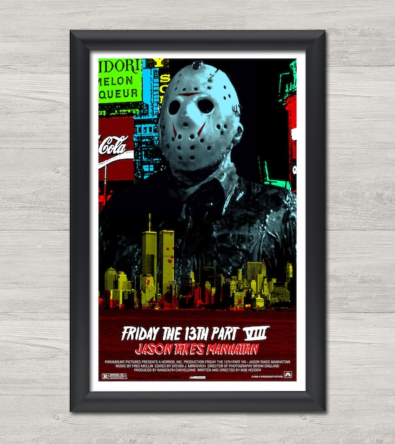 Friday the 13th 11X17 Jason Voorhees Mask Only Movie Poster
