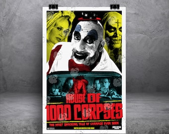 House Of 1,000 Corpses 11x17 Alternative Movie Print