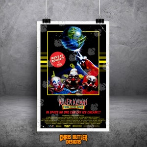 Killer Klowns From Outer Space (VHS Series) 11x17 Movie Poster