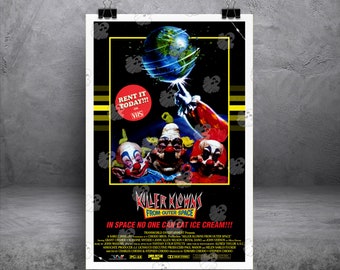 Killer Klowns From Outer Space (VHS Series) 11x17 Movie Poster