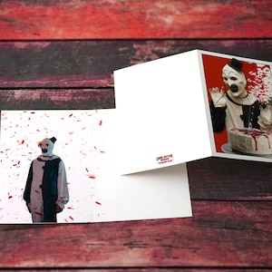 Art the Clown Terrifier Themed Birthday Card (officially Licensed) - Etsy