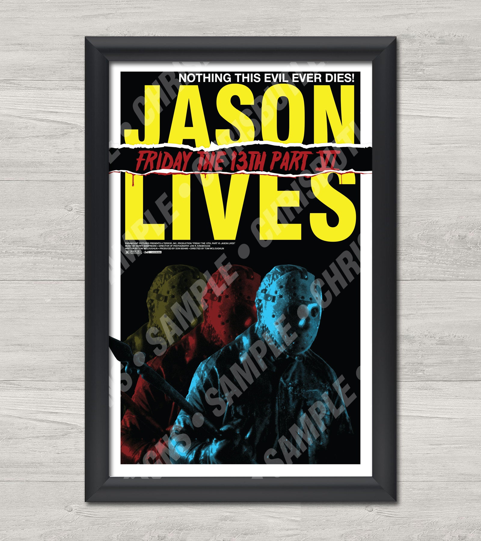 Friday The Th Part Vi Jason Lives X Movie Poster Etsy