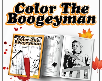 Color The Boogeyman Coloring And Activity Book